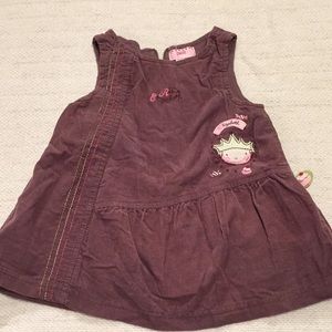 Petit Lem brown sleeveless dress
